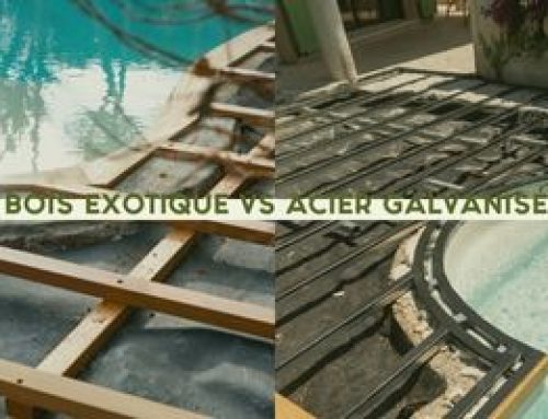 Lambourdes bois exotique ou acier galvanisé : que choisir pour une terrasse durable ?