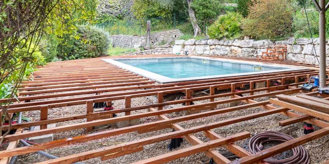 structure terrasse structure bois exterieur